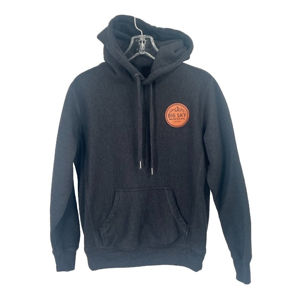 Independent Trading Company Black Hoodie Big Sky Montana Sz Womens XS